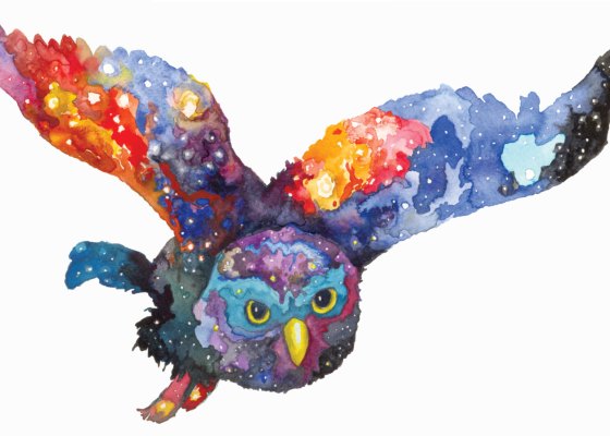 Celestial Ghost Owl - Aaron Wright