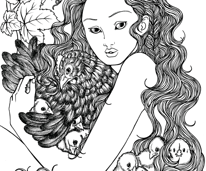 Chickens Nymph - Jade Monica Bello