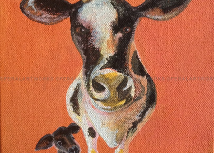 Cow and Calf - Kathy Livick