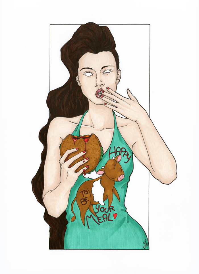 Happy to be Your Meal - Jade Monica Bello