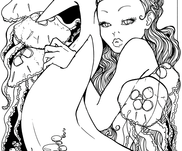 Shark Nymph - Jade Monica Bello